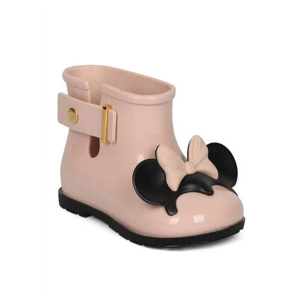 Mini Melissa Kid Rain Boot Mickey Minnie Mouse Butterfly Girl Boy Waterproof 